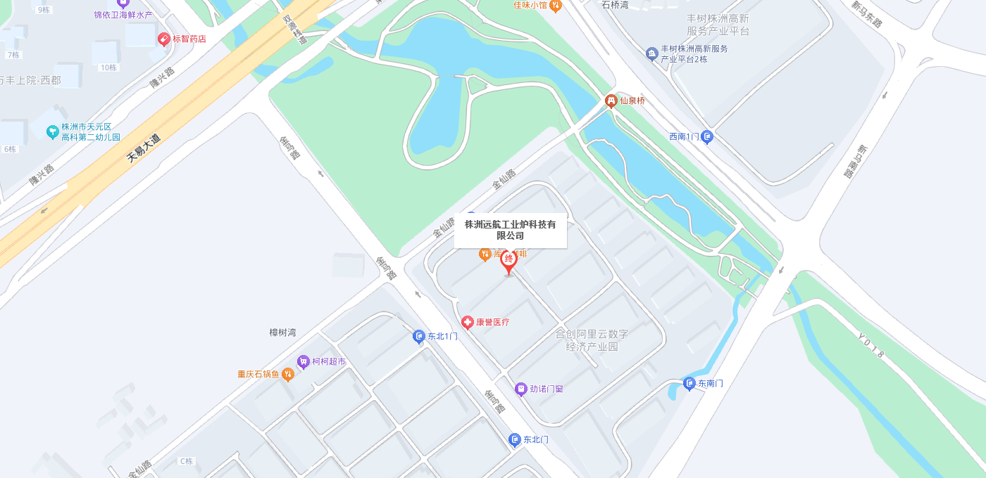 株洲远航工业炉科技有限公司位置地图